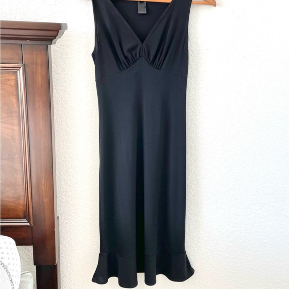 BCBG Midi Slip Dress with Flounce at Bottom - S - Picture 5 of 6